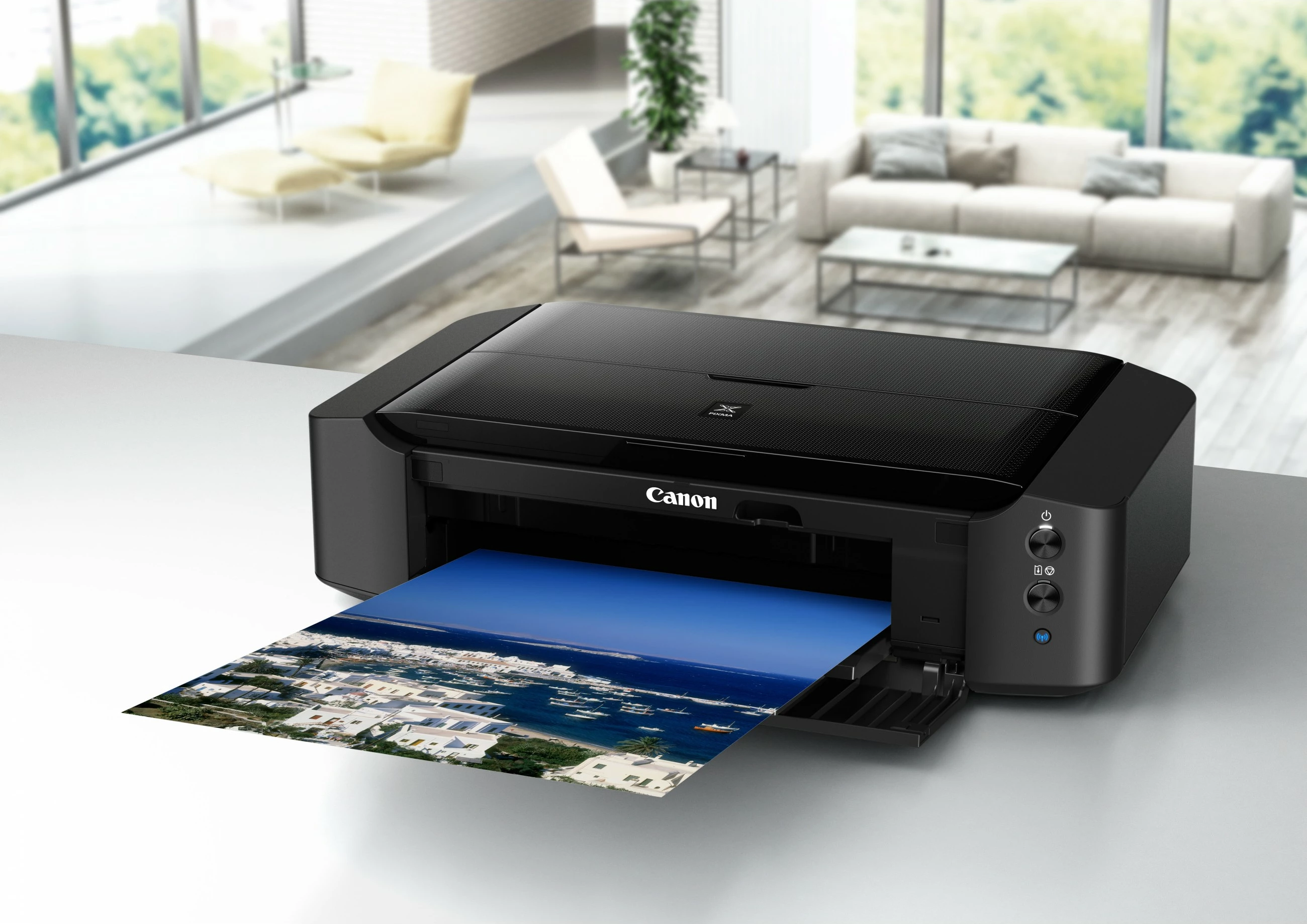 Printer fotografik Canon PIXMA iP8750, Inkjet, A3+, Wi-Fi, 9600x2400 DPI, i zi