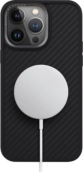 Mbështjellës UNIQ Keva Magclick për iPhone 15 Pro, i zi