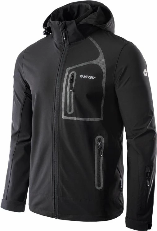 Jakne për meshkuj Hi-Tec, e zezë