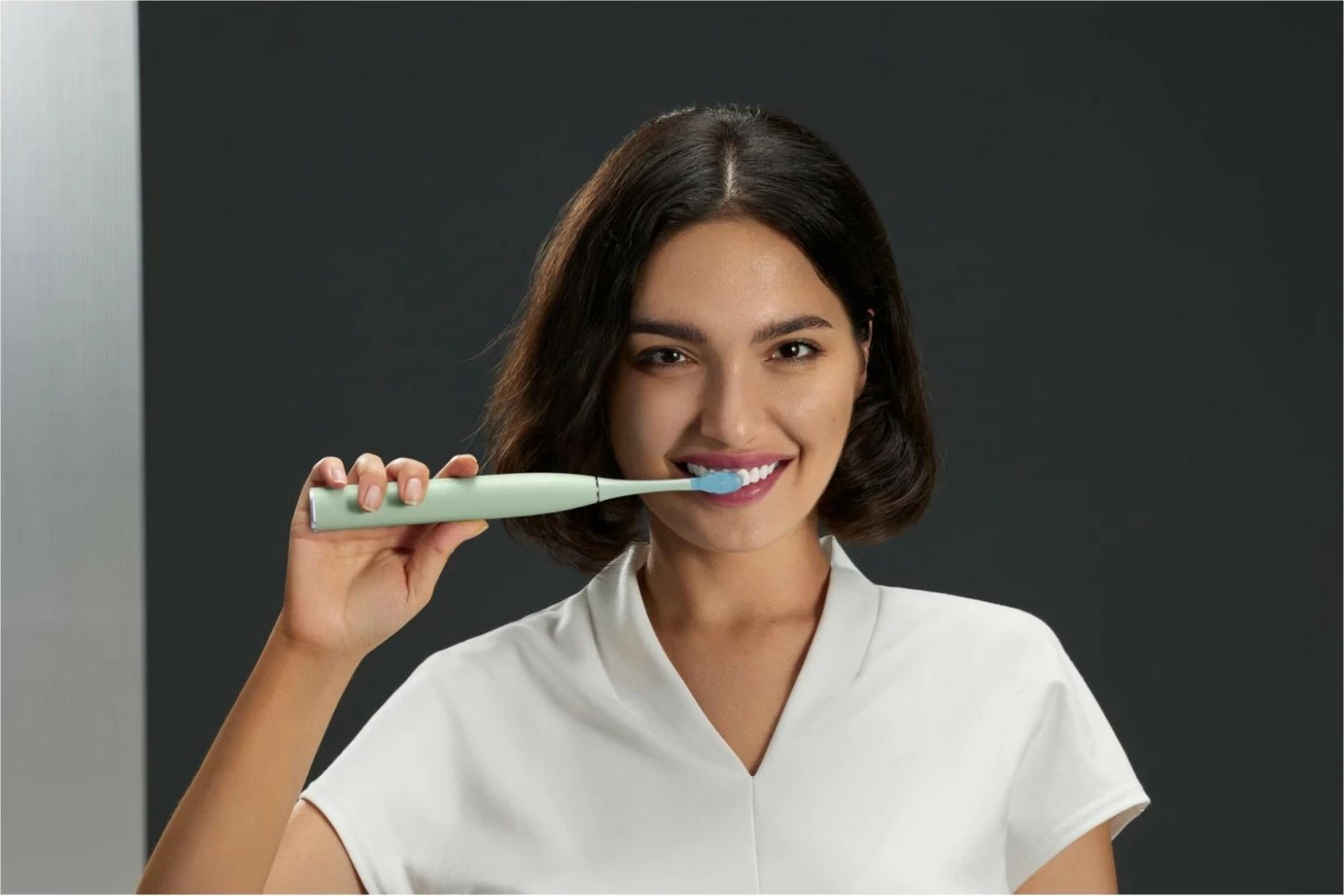 Brushë elektrike dhëmbësh Oclean X Ultra 20 Set AI, Bluetooth/Wi‑Fi, 3 koka, mint e gjelbër