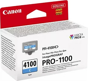 Kartrix boje Canon PFI-4100C LUCIA PRO II, Standard Yield, 700 faqe, Cyan