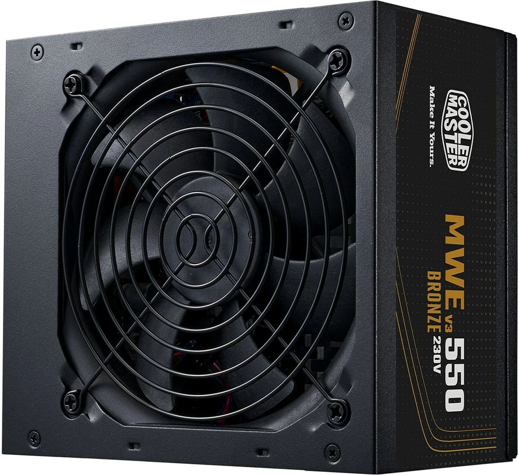 Kasë furnizuesi Cooler Master MWE Bronze 550 V3, 550W, 80 PLUS Bronze, e zezë