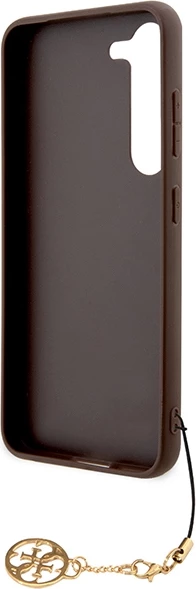 Mbështjellës Guess 4G Charms Collection për Samsung Galaxy A35, Kafe