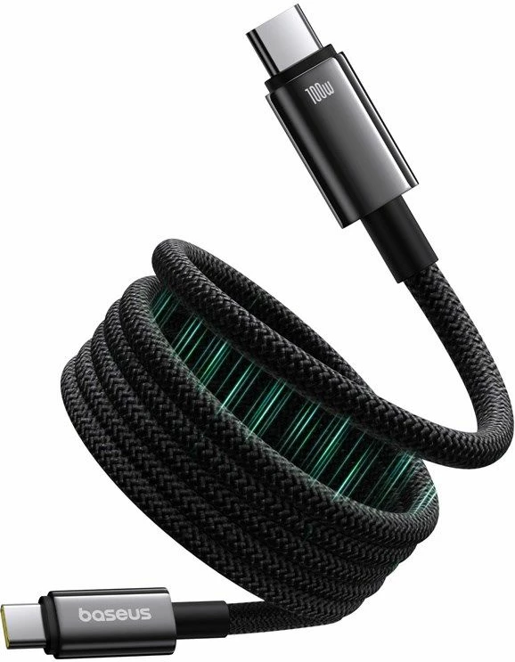 Kabllo USB-C në USB-C Baseus, e zezë