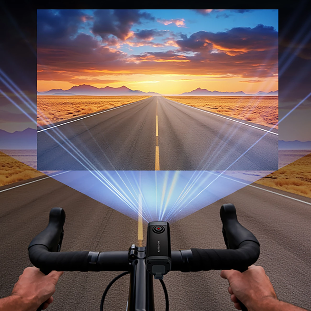 Kamerë aksioni AKEEYO 710 Lite FullHD 1080p, WiFi, IP66, bateri 1800mAh, USB-C, për biçikletë/moto, e zezë