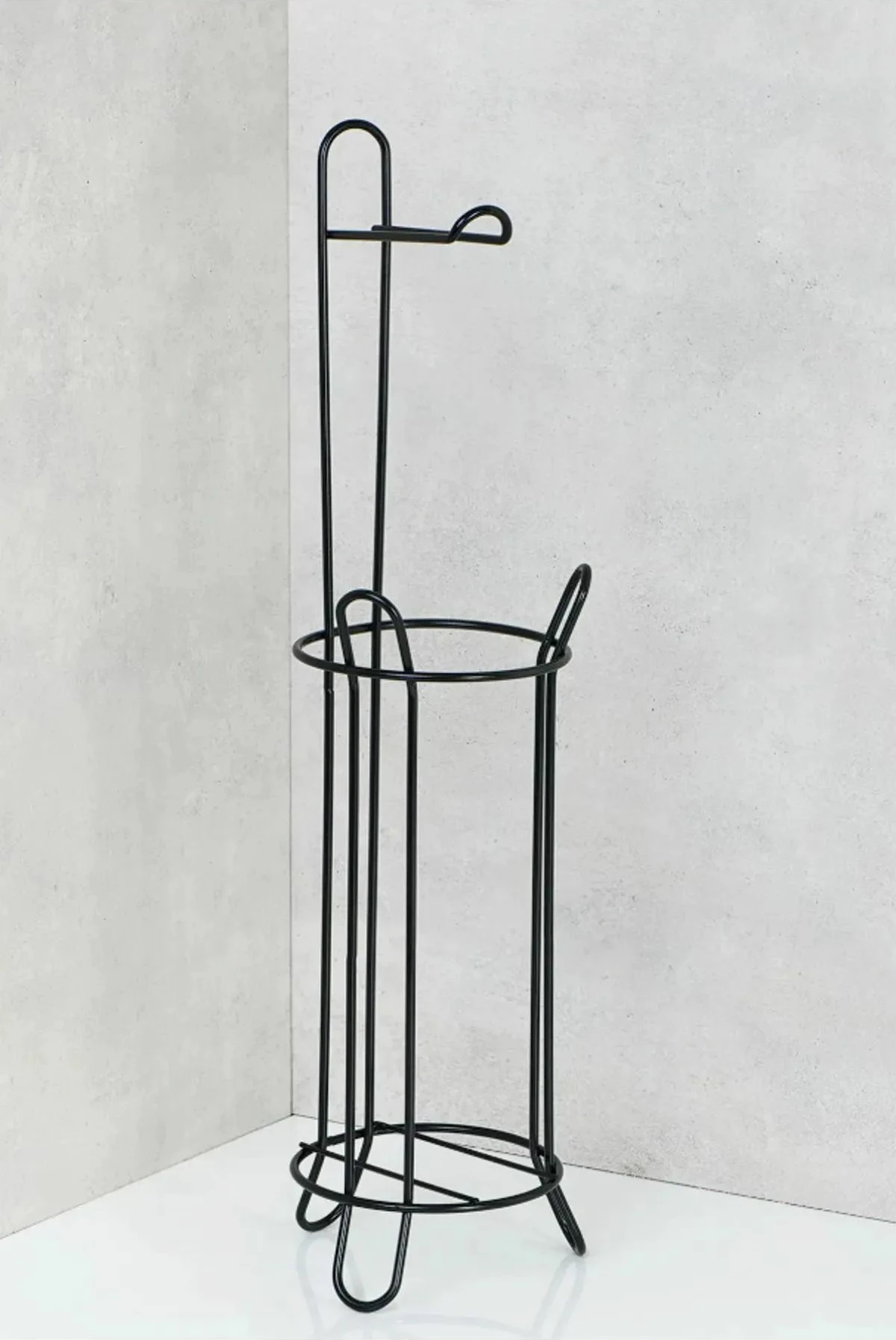 Mbajtës letre tualeti Mijolnir, i zi, WB049-B