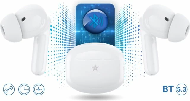 Kufje wireless Giewont, të bardha