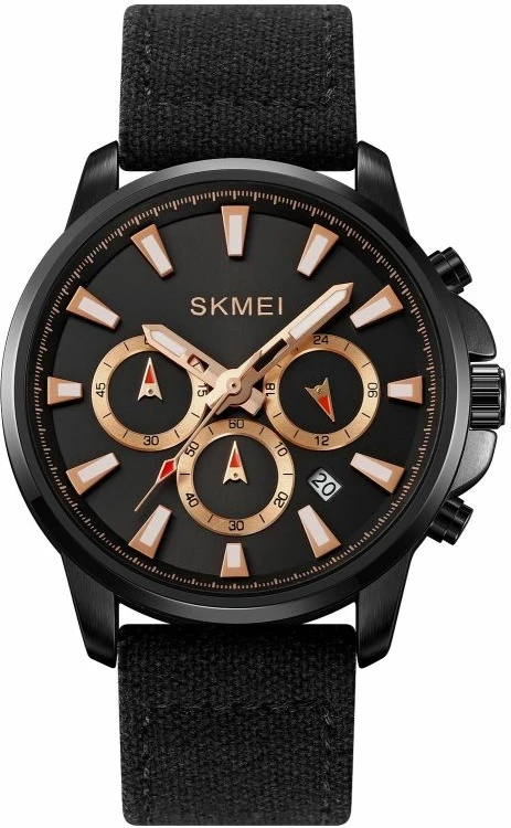 Orë dore për meshkuj Skmei, e zezë