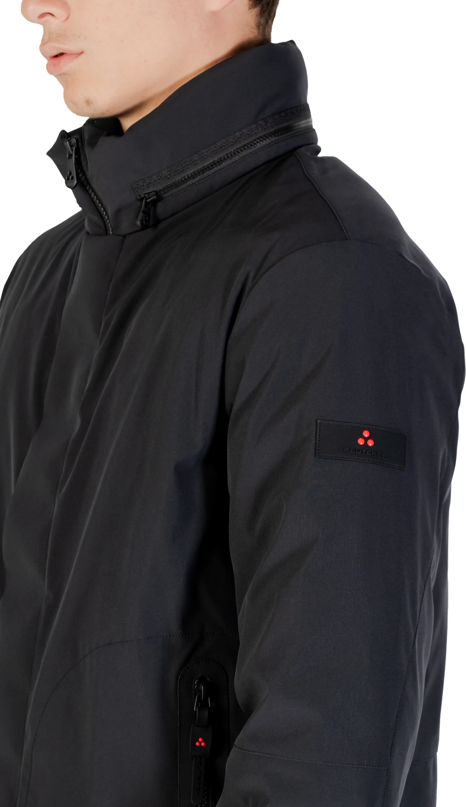 Pallto trench për meshkuj Peuterey Peebles SRT PEU556801192020, e zezë [Madhësia: XL]