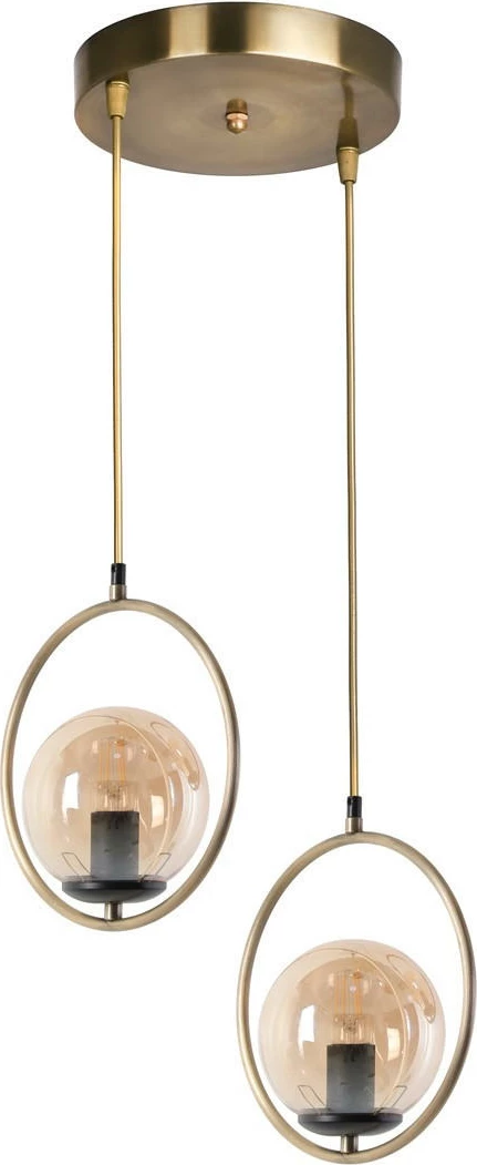 Llambë varëse Opviq, bakri, 2 gota, dizajn modern