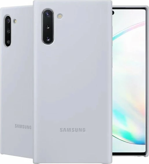 Mbështjellës silikoni Samsung EF-PN970TSE për Samsung Galaxy Note 10 N970, argjendtë