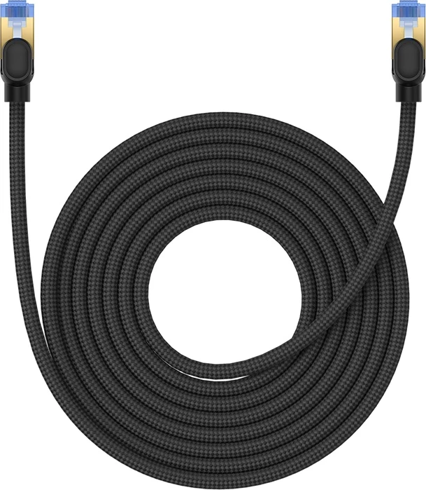 Kabllo rrjeti Baseus RJ45 Cat.7, 8m, 10Gbps, e thurur, e zezë