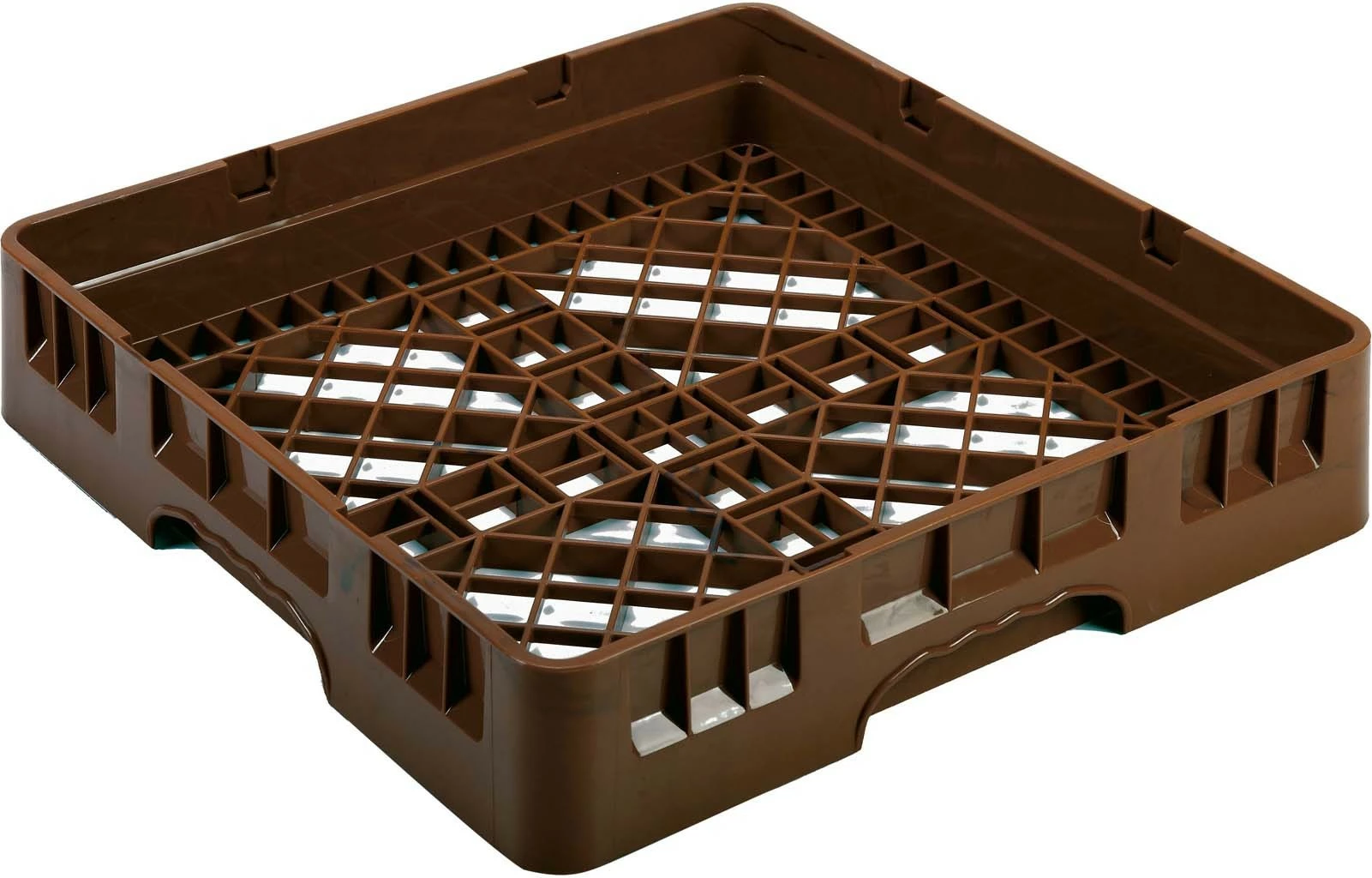 shportë bazë për gota, Amerbox, 500x500x100 mm, lartësi gotash deri 70 mm, polipropilen PP, kafe