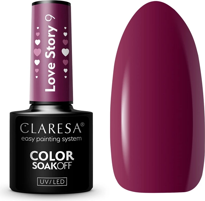Llak për thonj Claresa Love Story 9 për femra 5g