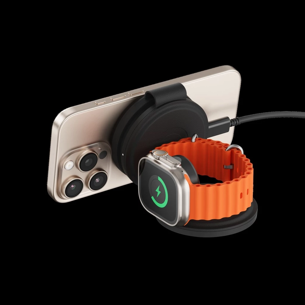 Satechi OntheGo 3-in-1 Wireless Charger - Black