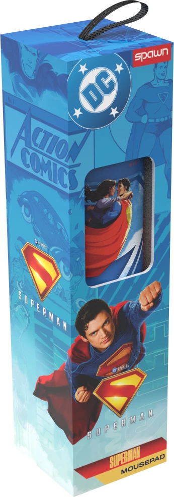 Mauspad Spawn Superman M 320×270×3 mm, blu/kuqe