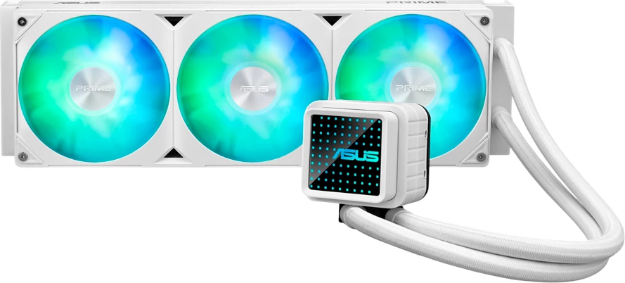 Ftohës liquid AIO për CPU ASUS Prime LC 360 ARGB White Edition 360mm, 3x120mm ARGB, PWM, Aura Sync, i bardhë