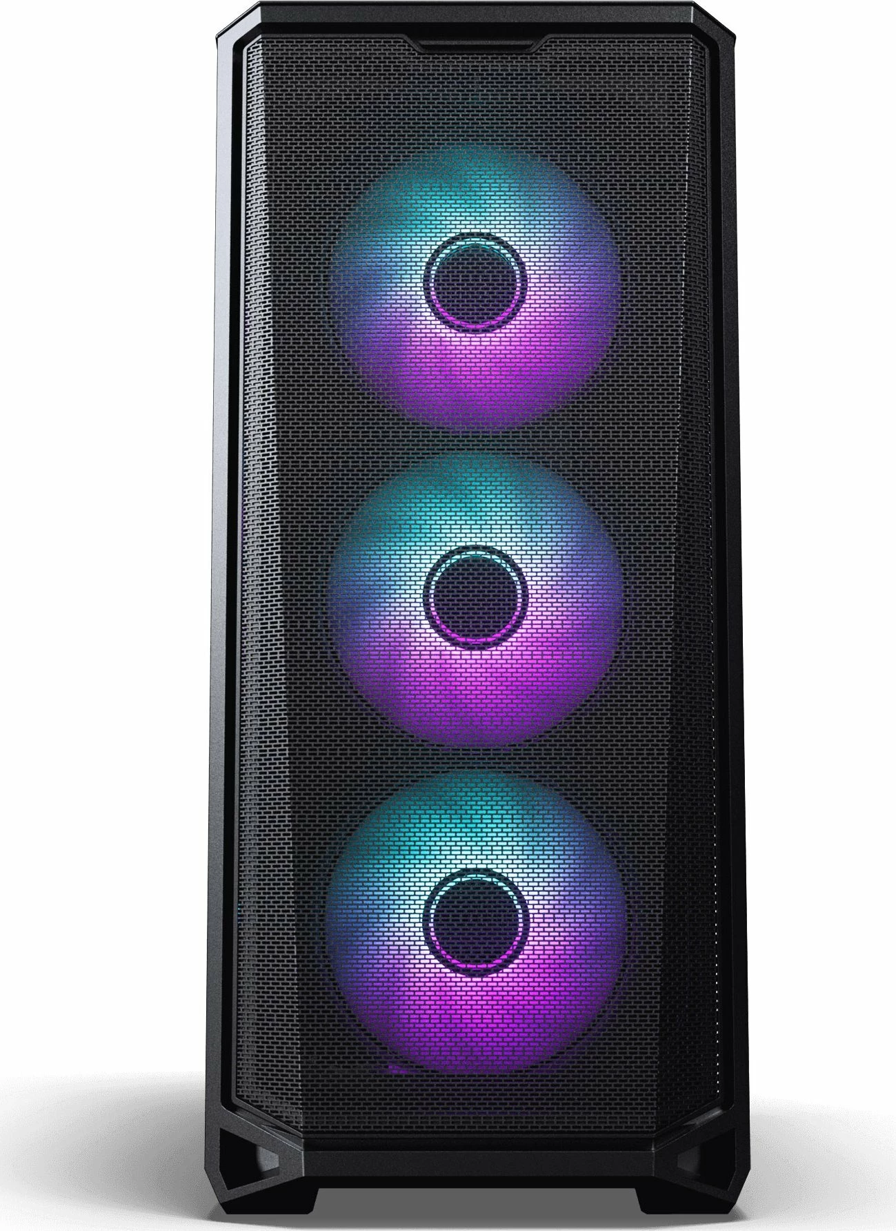 Kasë Phanteks Eclipse G400A ARGB (PH-EC400GA_DBK01), Midi Tower ATX/e-ATX, xham i temperuar, 4x140mm ARGB, USB-C, e zezë