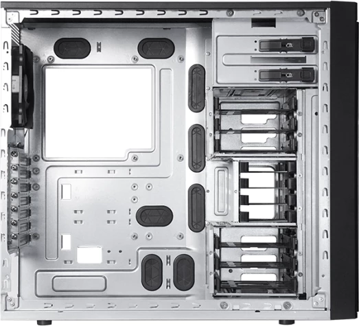 Kasë CHIEFTEC BW-01B-OP ATX/mATX/mini-ITX, USB-C, pa furnizues, e zezë