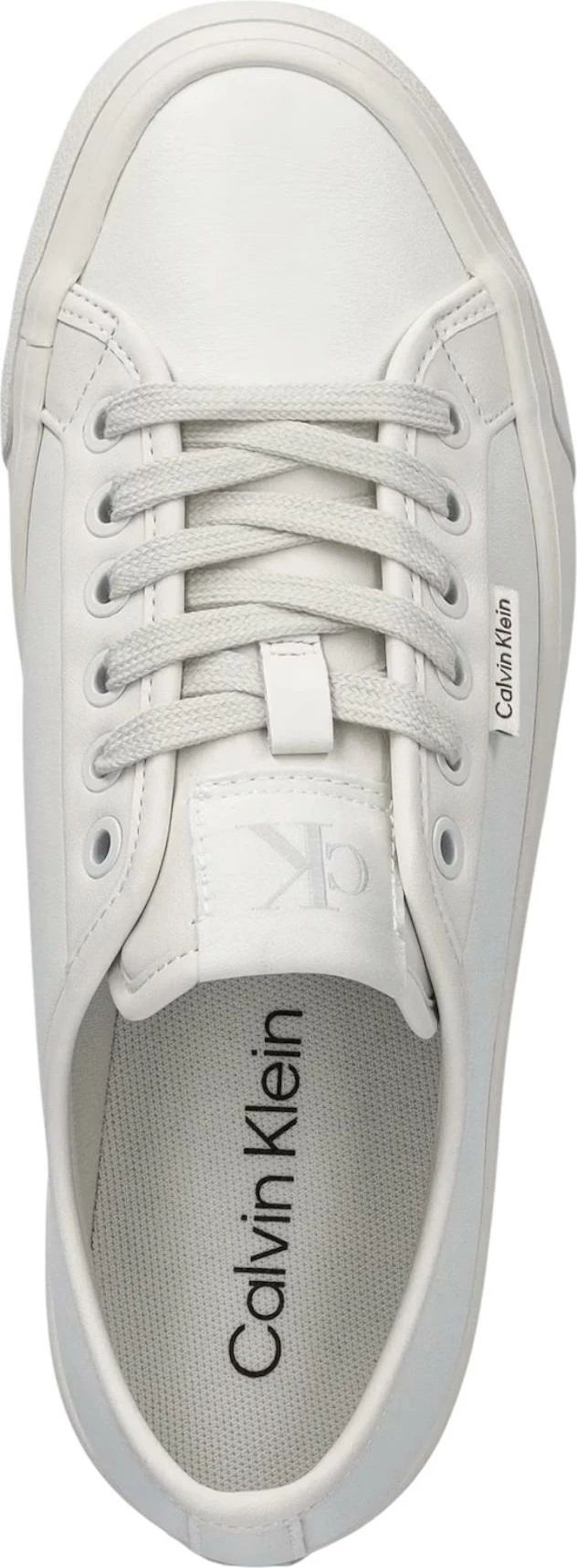 Atlete për femra Calvin Klein Jeans VULC FLATF LACE UP L YW0YW01932, të bardha [Madhësia: 39]