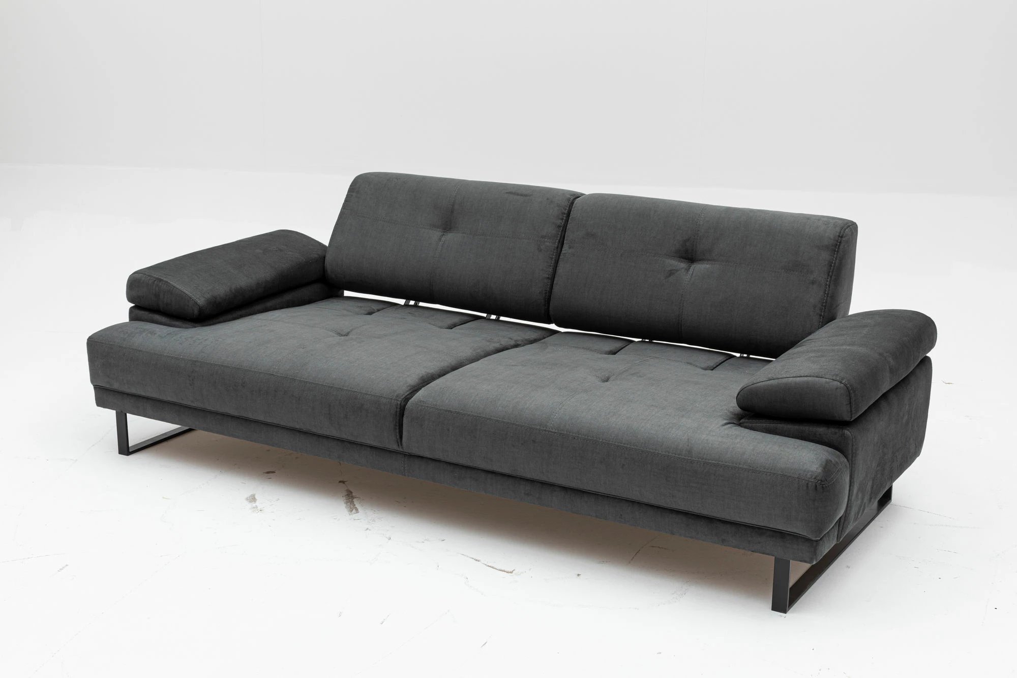 Divan-krevat 3 vendësh, Atelier del Sofa, Mustang, antracit