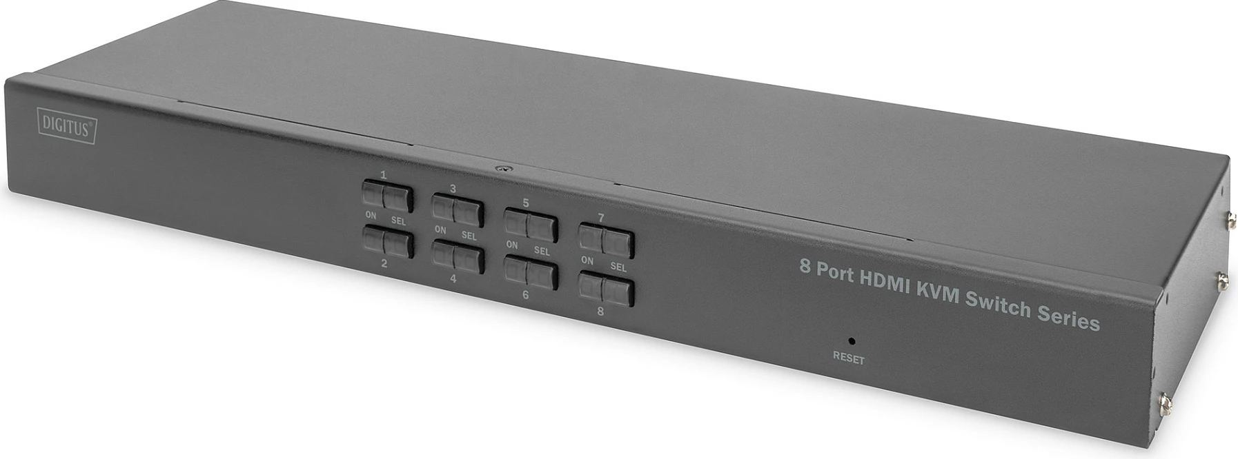 Switch KVM Digitus Desktop 8-Port HDMI, 4K UHD, Single View, USB, i zi