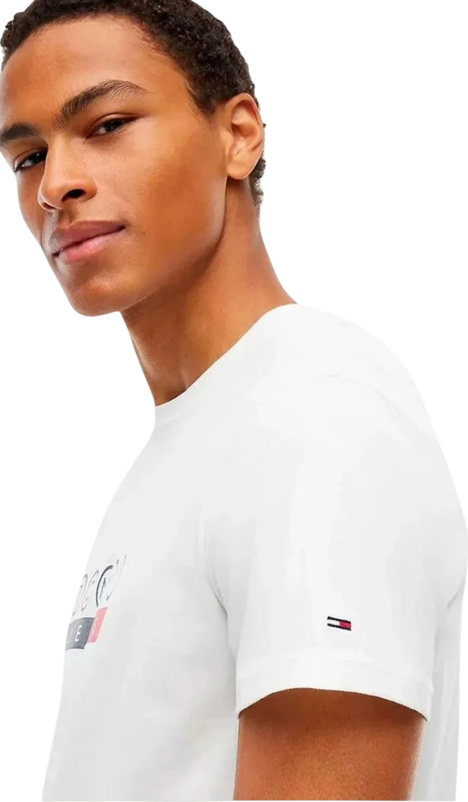 Maicë për meshkuj Tommy Hilfiger Jeans DM0DM23715, krem e çelët [Madhësia: S]