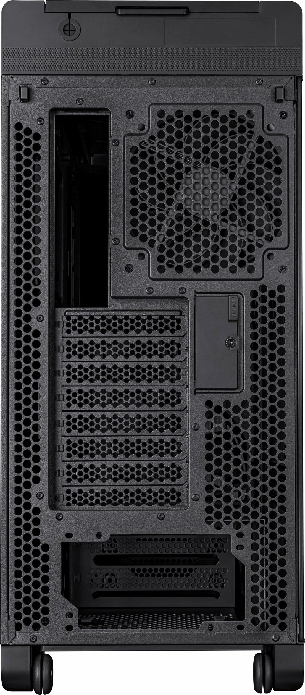 Kasë Asus ProArt PA602 (90DC00J0-B09000) midi tower ATX/eATX me 2x200mm + 1x140mm fan, USB Type-C, e zezë