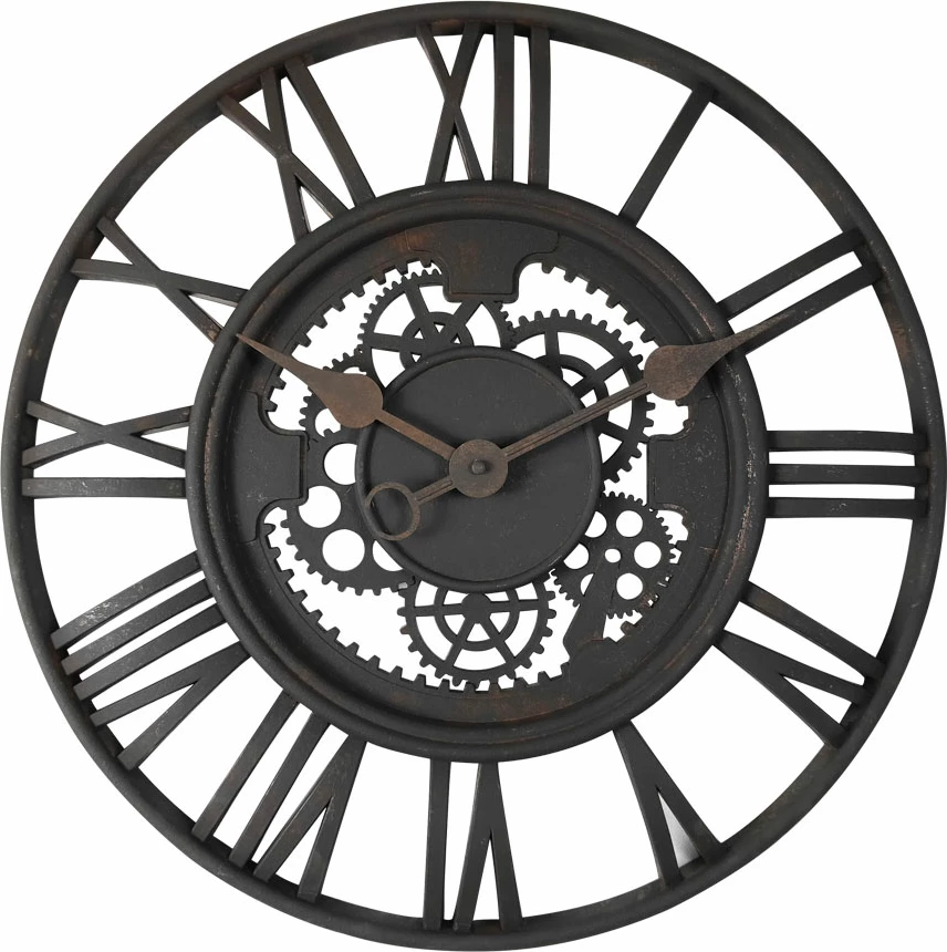 Orë muri SERAZ, PVC e zezë, 50x50x5 cm