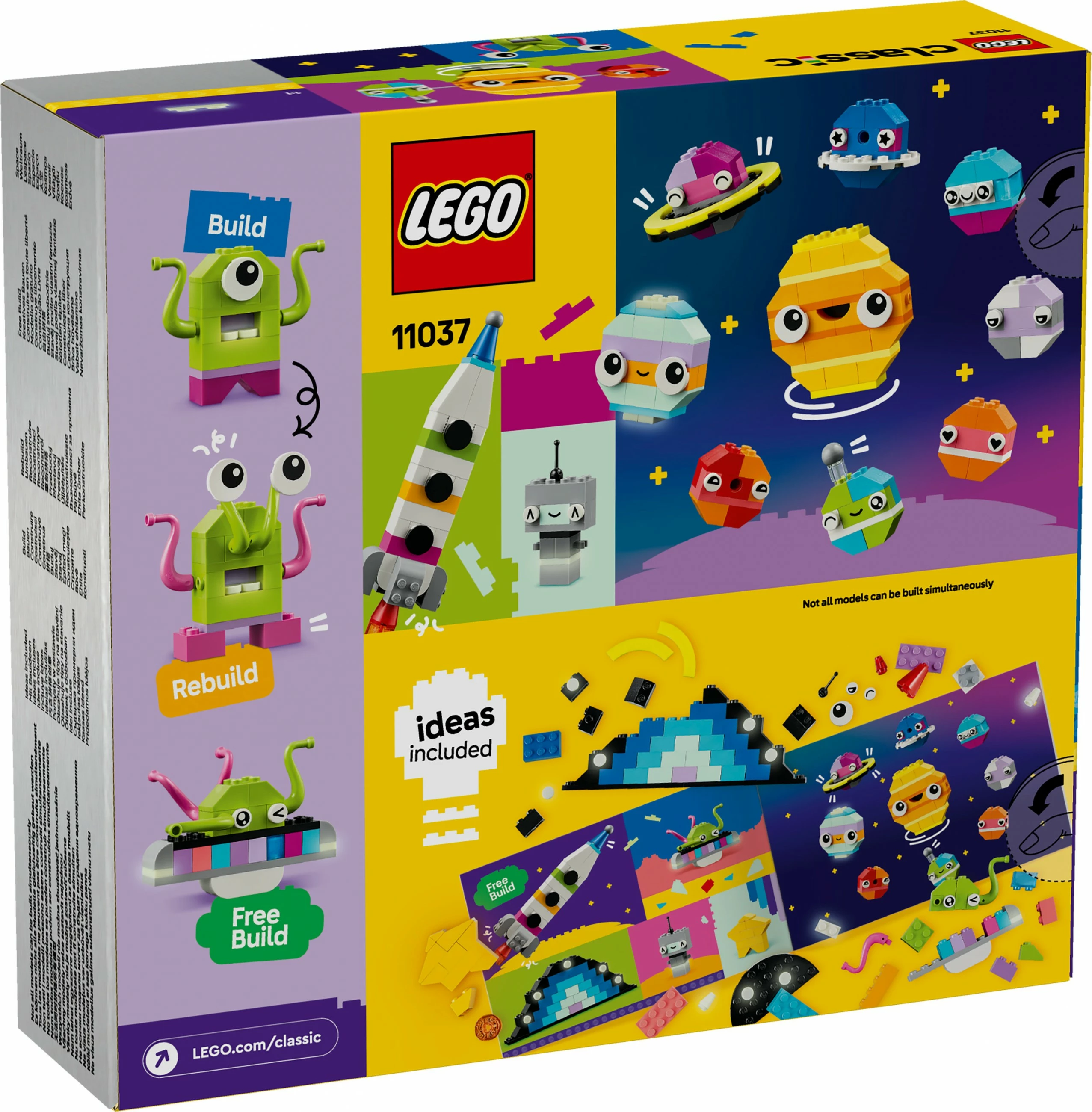 Set ndërtimi LEGO Classic 11037, kreativ, shumëngjyrësh