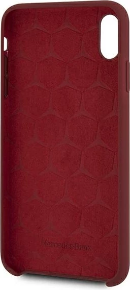 Mbështjellës Mercedes MEHCI65SILRE për iPhone XS Max, silikon, i kuq