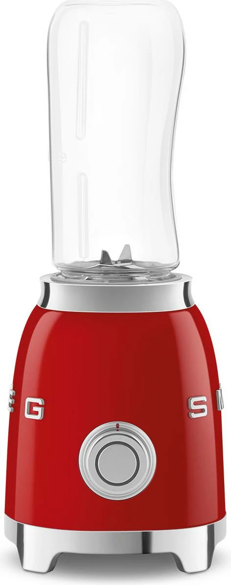 Blender personal Smeg PBF01RDEU 300W, 2x600 ml, kuqe, set me 2 shishe