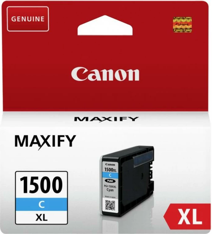 kartush boje Canon PGI-1500XL 12 ml rendiment i lartë, 1020 faqe, cyan