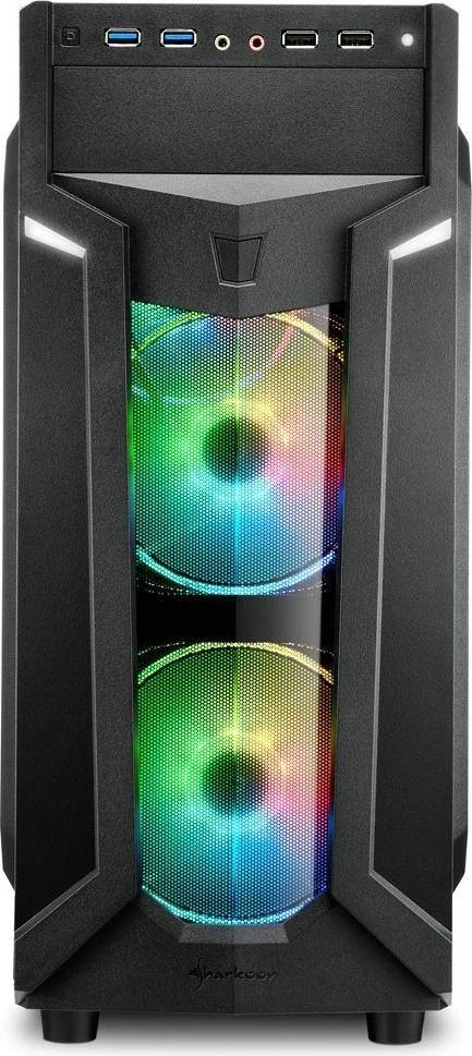 Kasë Sharkoon VG6-W RGB, Midi Tower, ATX, gaming, e zezë