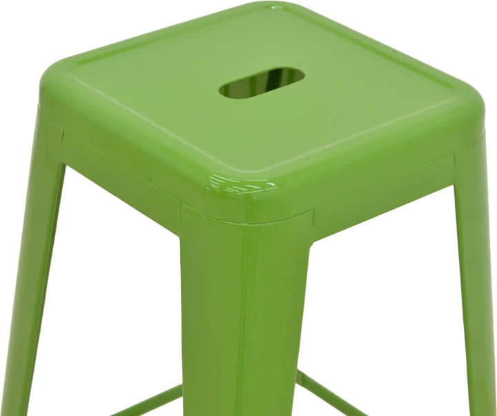 Karrige për bar Utopia, metalike, ngjyrë e gjelbër, 42x42x76cm