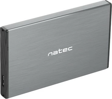 Kasë Natec Rhino Go NKZ-1281 për HDD/SSD 2.5", USB 3.0, Gri