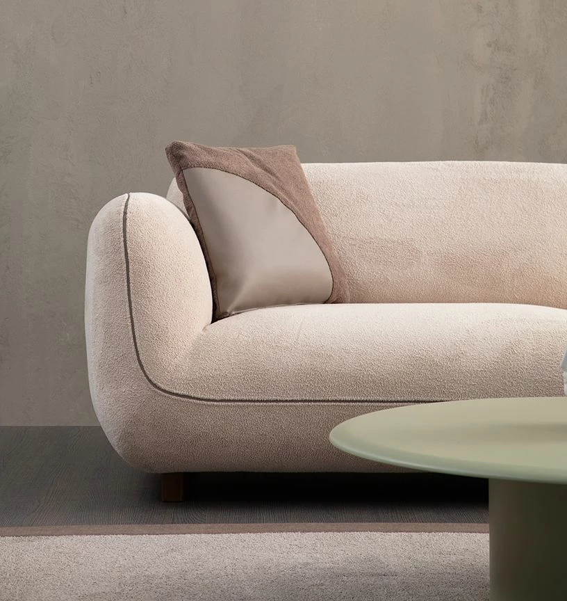 Këndare Pavia, kënd 3 pjesësh, ngjyrë krem, Atelier del Sofa