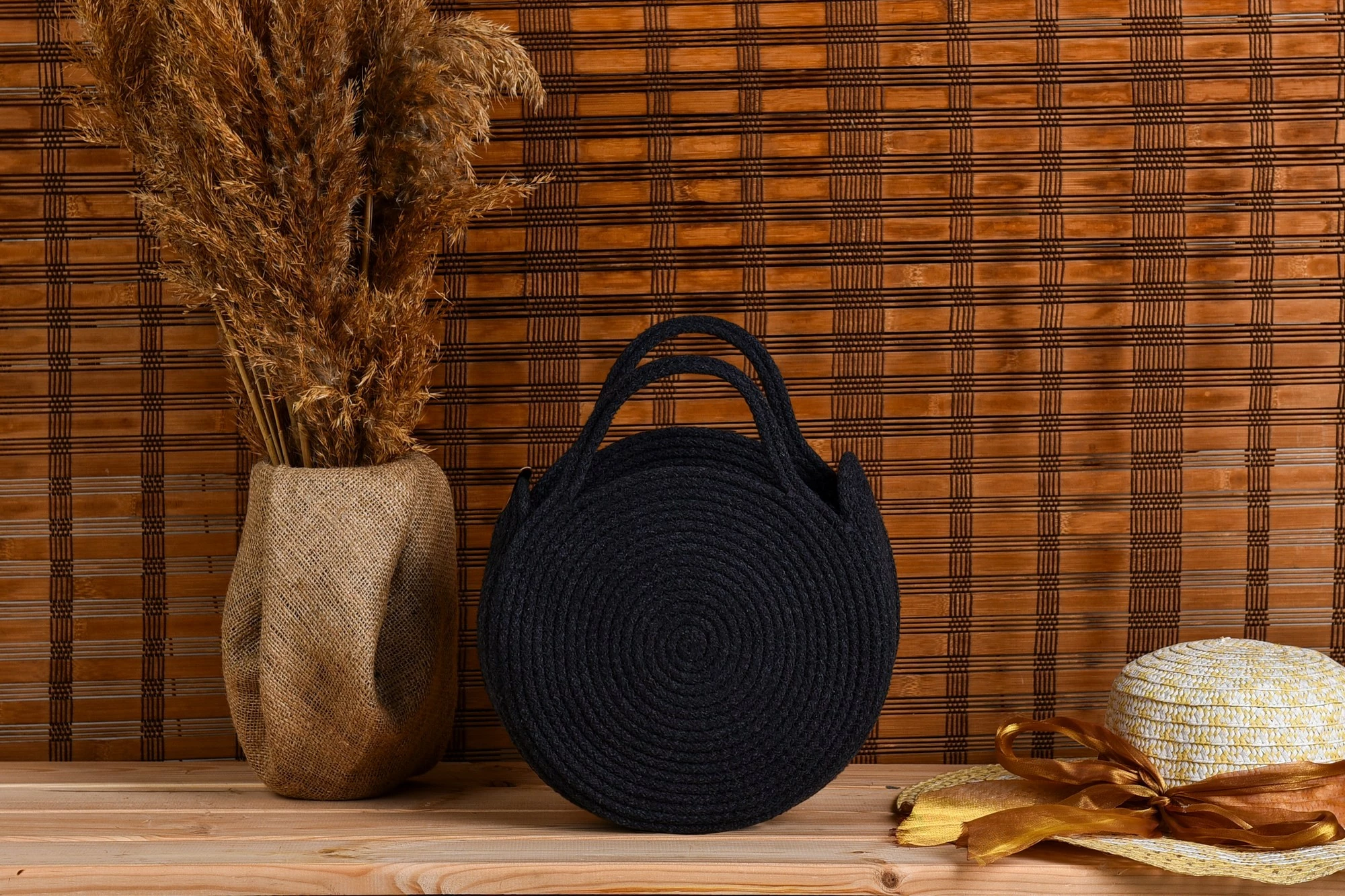 Çantë dore Zoozie Bags, boho, e zezë