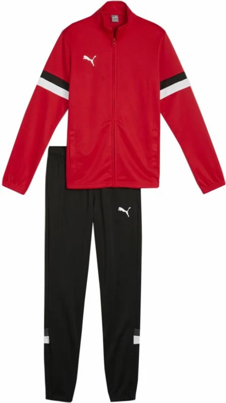 Trenerka për fëmijë Puma, e zezë dhe e kuqe