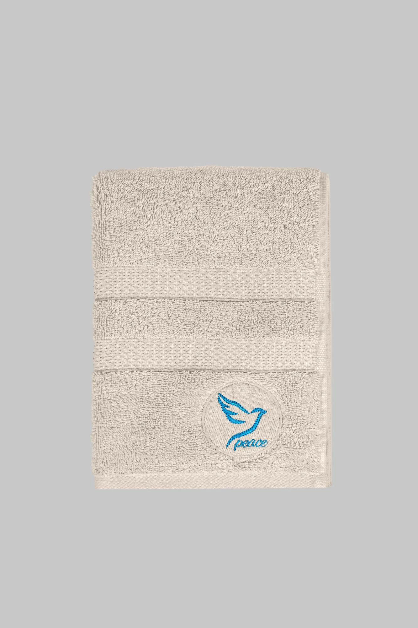 Peshqir duarsh Mijolnir, Peace, bezhë, 50x90cm