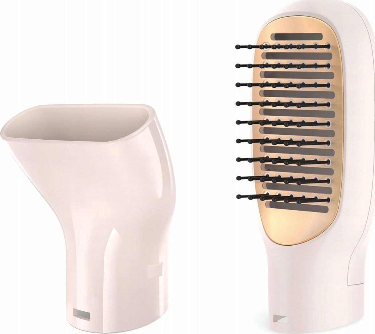 Stiler ajri 2-në-1 Philips BHA310/00 800W, ionizim, 3 nivele temperature/3 shpejtësi, set me 4 aksesorë, bezhë