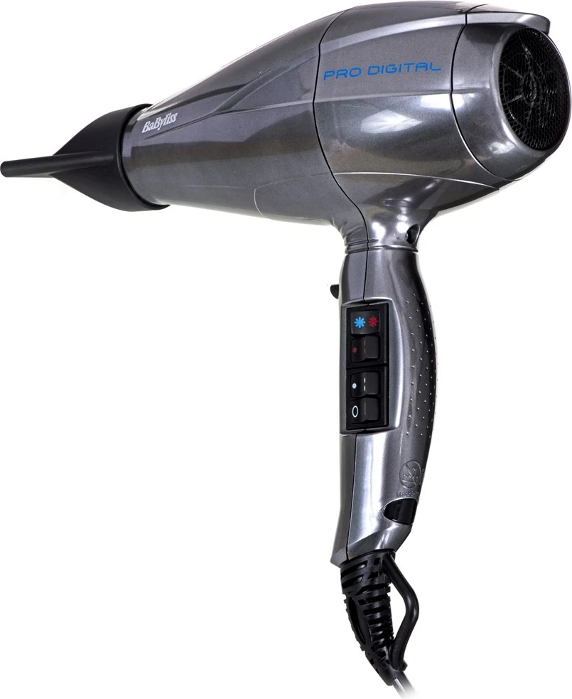 Fyese flokësh BaByliss, gri argjendi