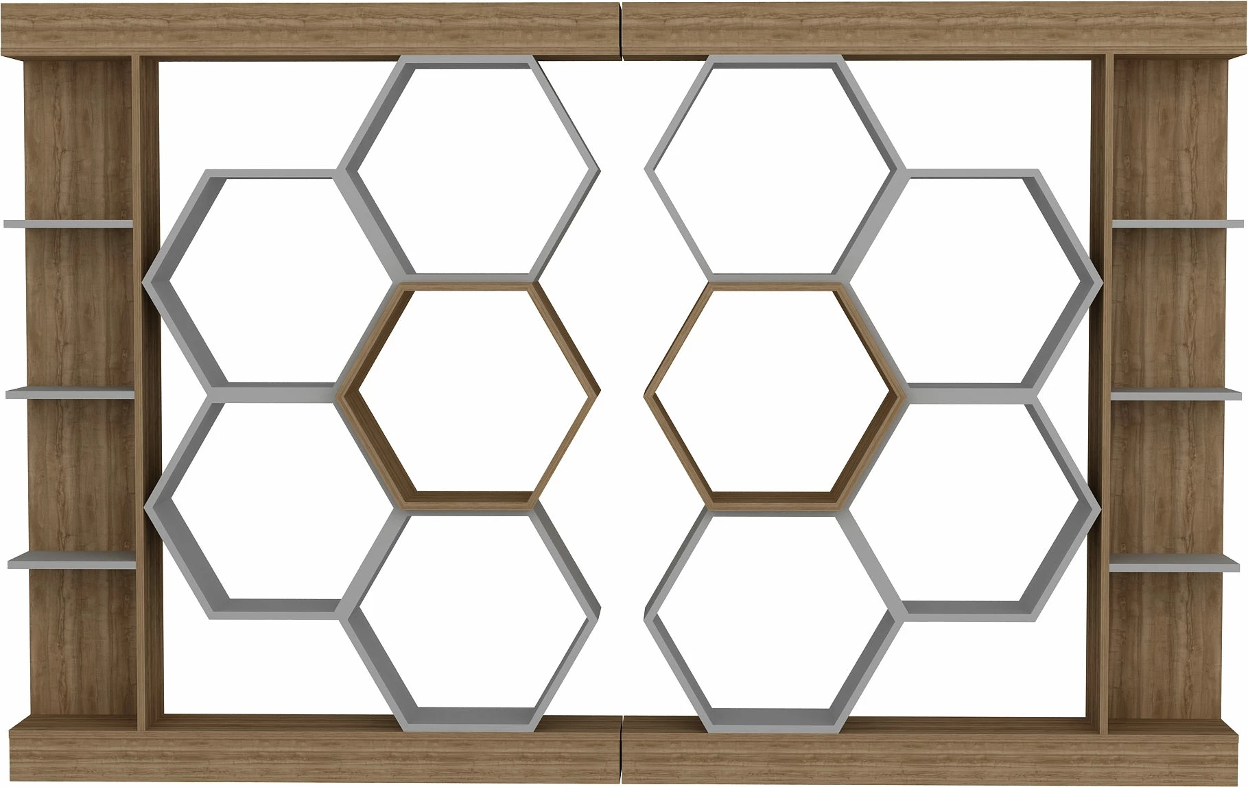 Raft librash Hanah Home, Sueno, bardhë dhe arre