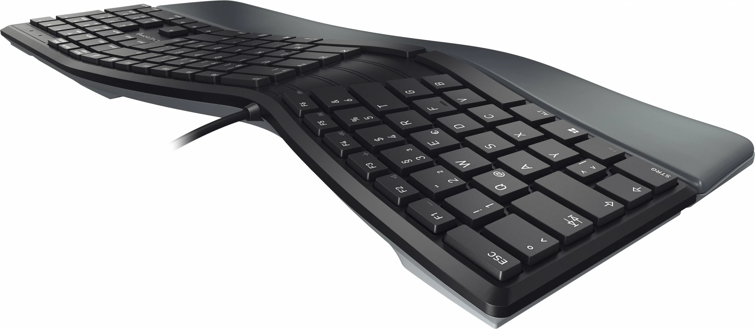 Tastierë ergonomike Cherry KC 4500 ERGO, USB, QWERTY, e zezë