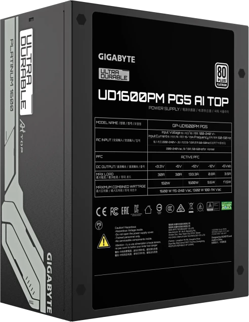 Furnizues energjie Gigabyte UD1600PM 1600W 80 PLUS Platinum modular, i zi