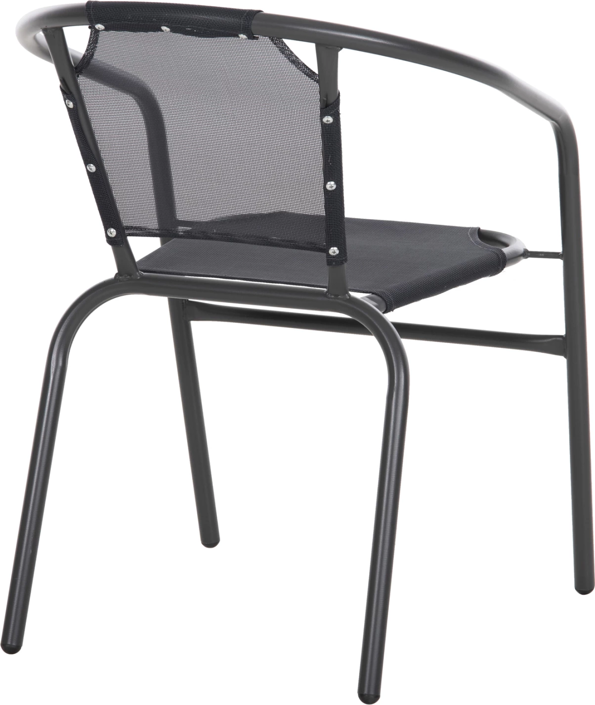 Karrige për jashtë LEDAN FH5977.01 metal & textilene, ngjyrë gri, 55x58x72H cm