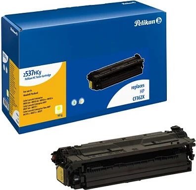 Toner Pelikan 2537H, zëvendëson HP CF362X, 9500 faqe, i verdhë