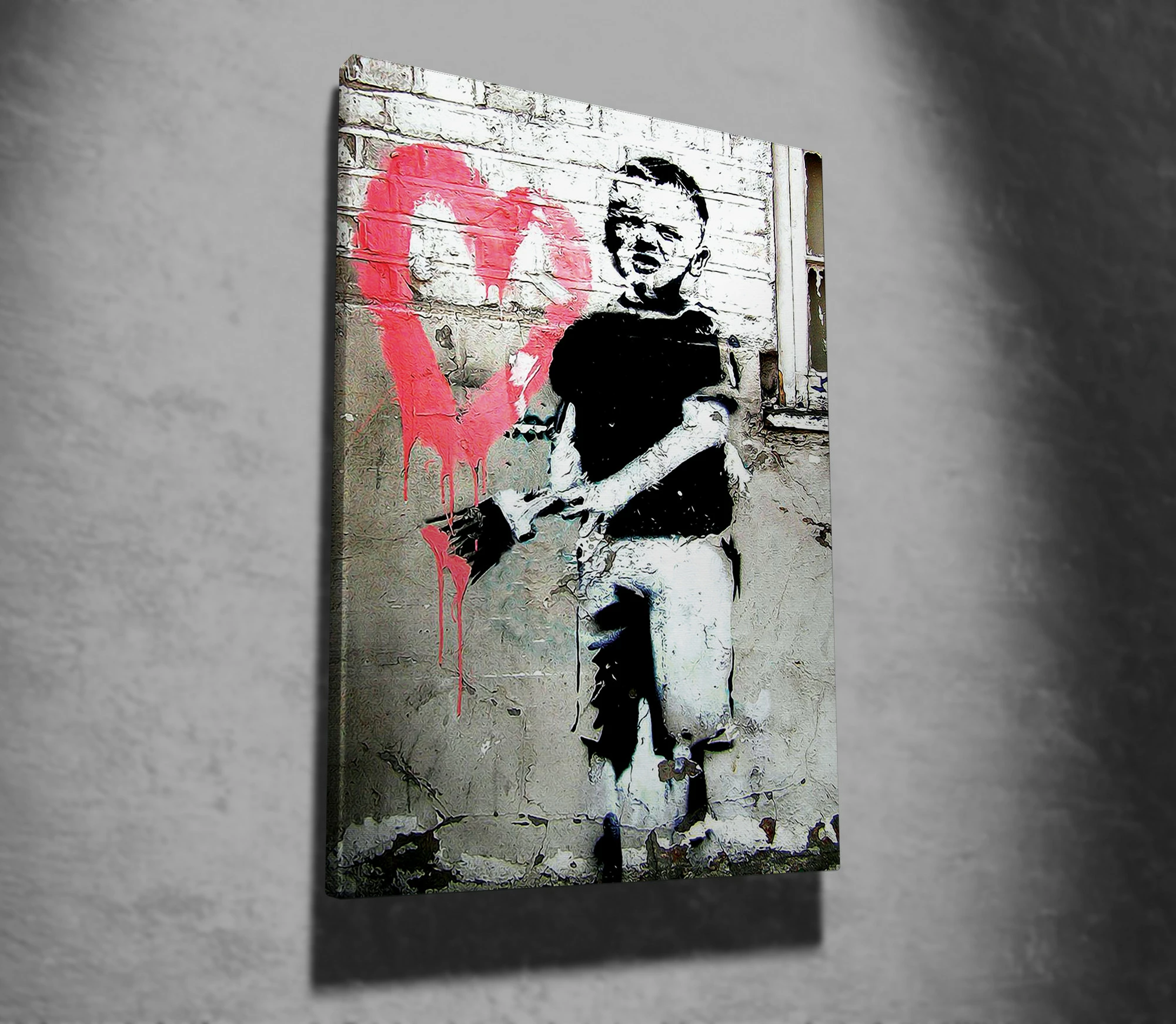Pikturë dekorative në kanavacë, shumëngjyrëshe, Banksy, WY37, 70x100cm