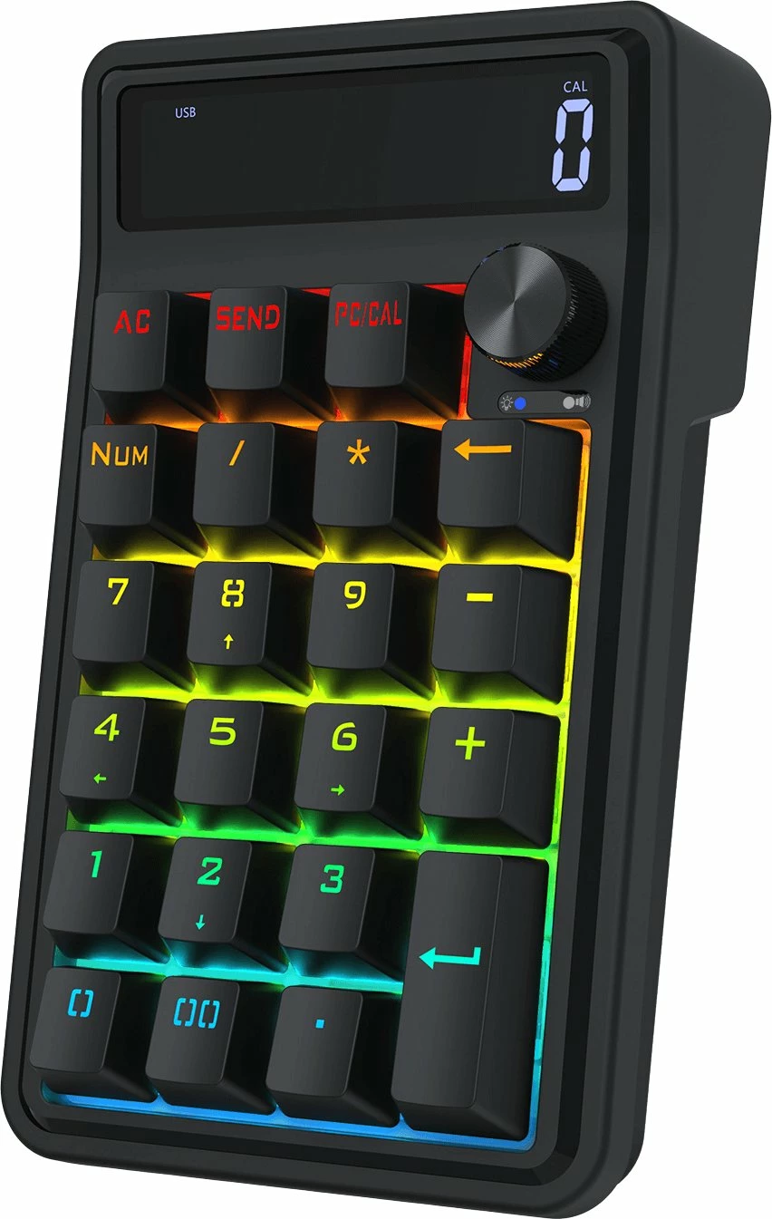 Tastierë mekanike Redragon K733 Cove K733-RGB-WL 60% RGB, USB/Bluetooth/2.4GHz, US layout, anti-ghosting, e zezë