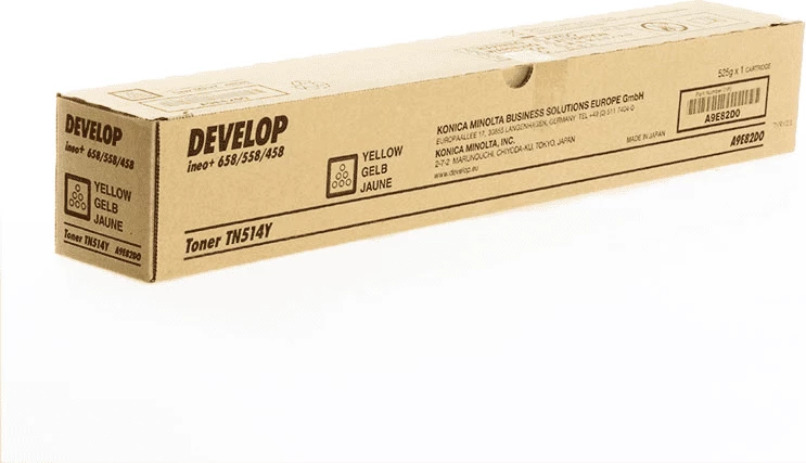 Toner, Develop, TN-514Y A9E82D0, 26000 faqe, madhësi standarde, e verdhë